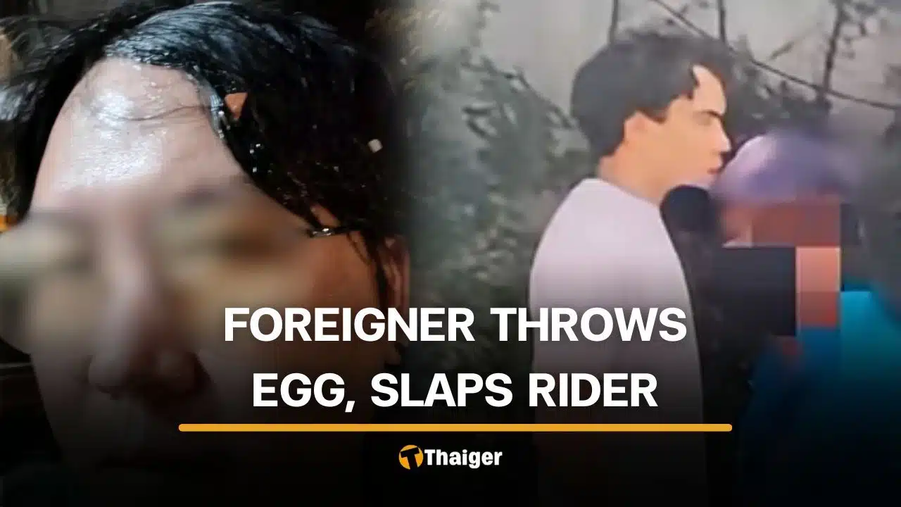 Foreign man wanted for attacks on food delivery riders in Bangkok