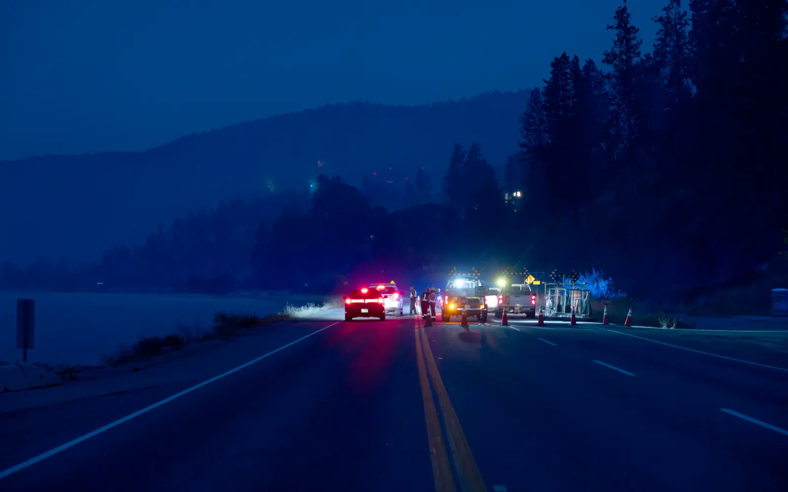 Canadians make overnight drive to safety as fire spreads