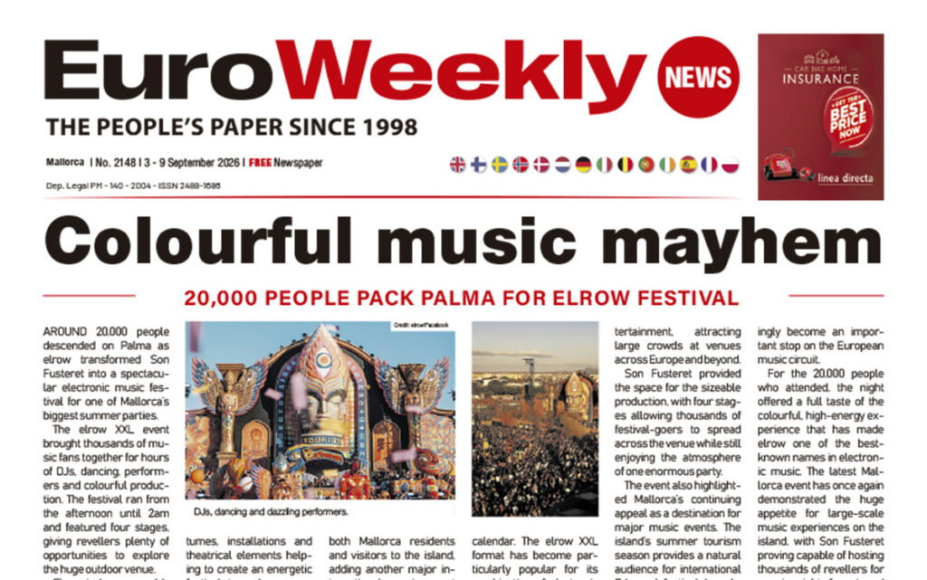 Mallorca newspaper 3 - 9 Sep 2026