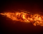 Chinese rocket explodes 90 seconds after take-off – video