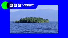 Satellite images show how Canadian 'island' vanished before turning up 20 miles away