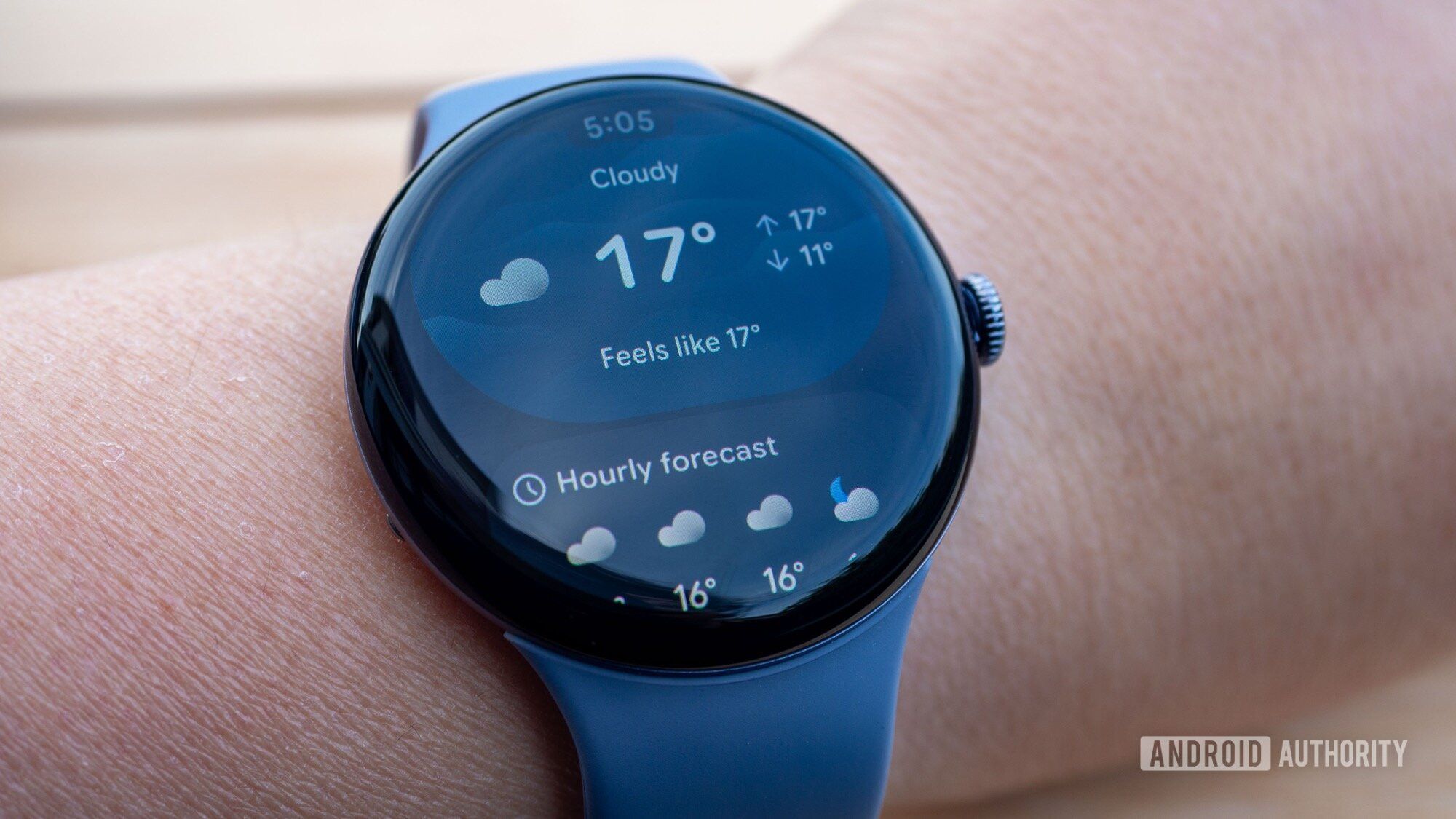 The weather app on your Pixel Watch is adding new watch face modules