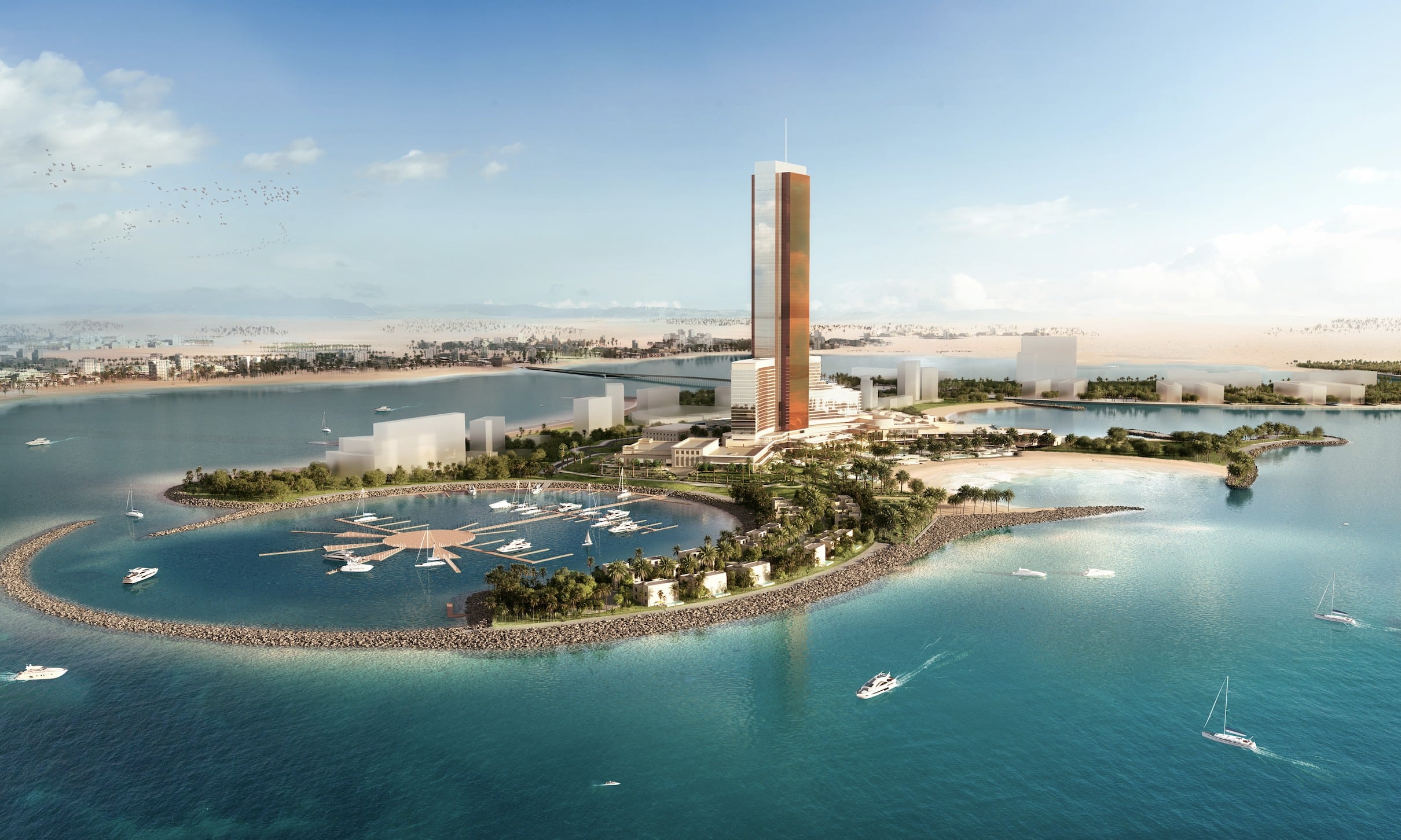 First look at Wynn Al Marjan Island's beach, lagoon and reef