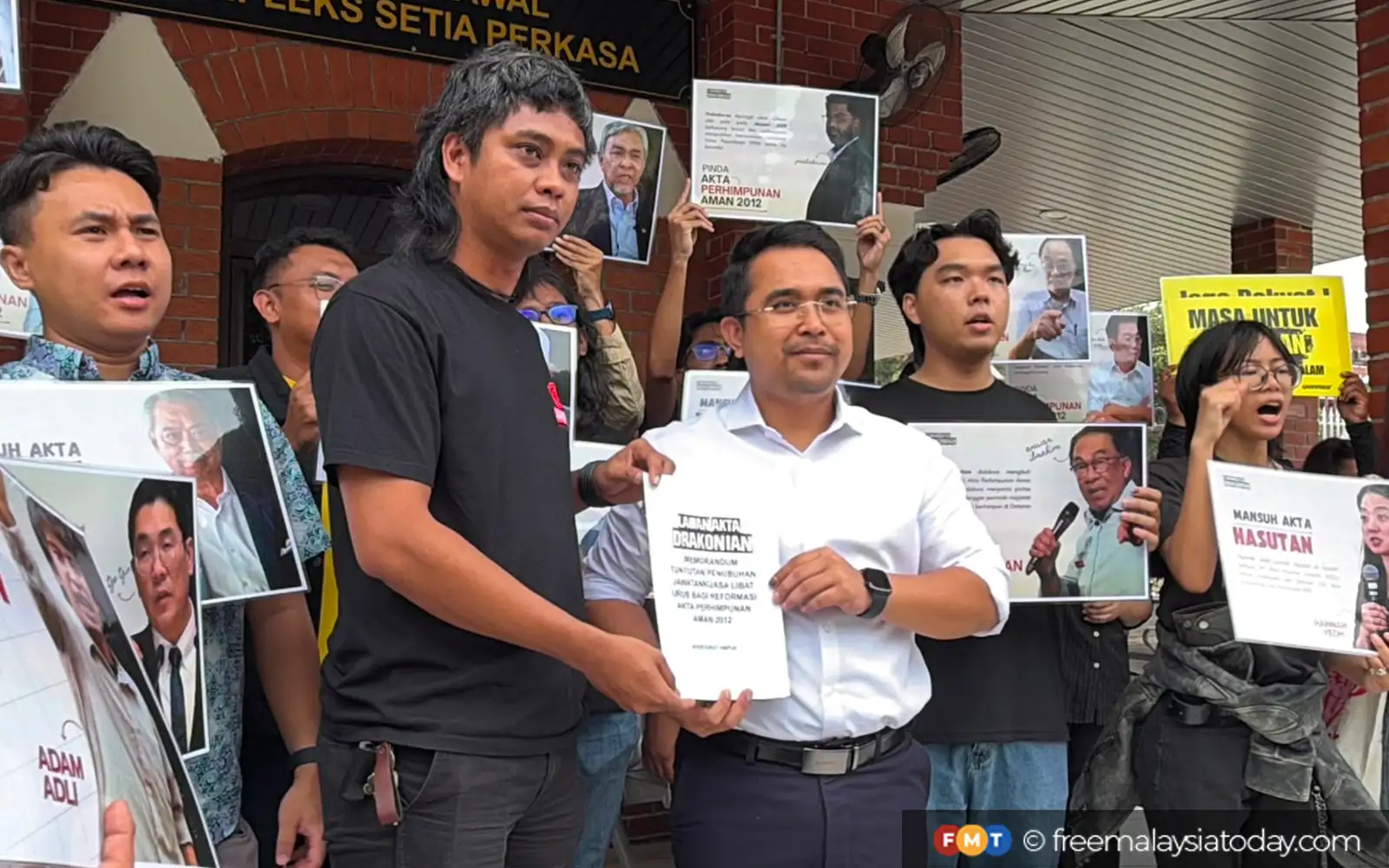 Activists protest govt’s pace in reforming Peaceful Assembly Act