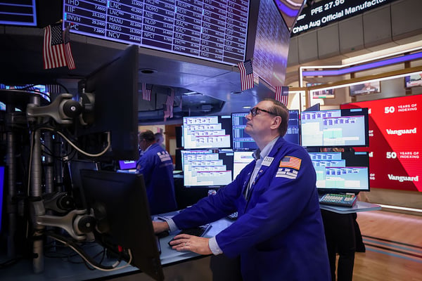 Dow jumps 635 points, on pace for best day in a month