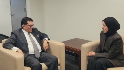 Qatar Permanent Representative to UN meets 81st UNGA President-elect