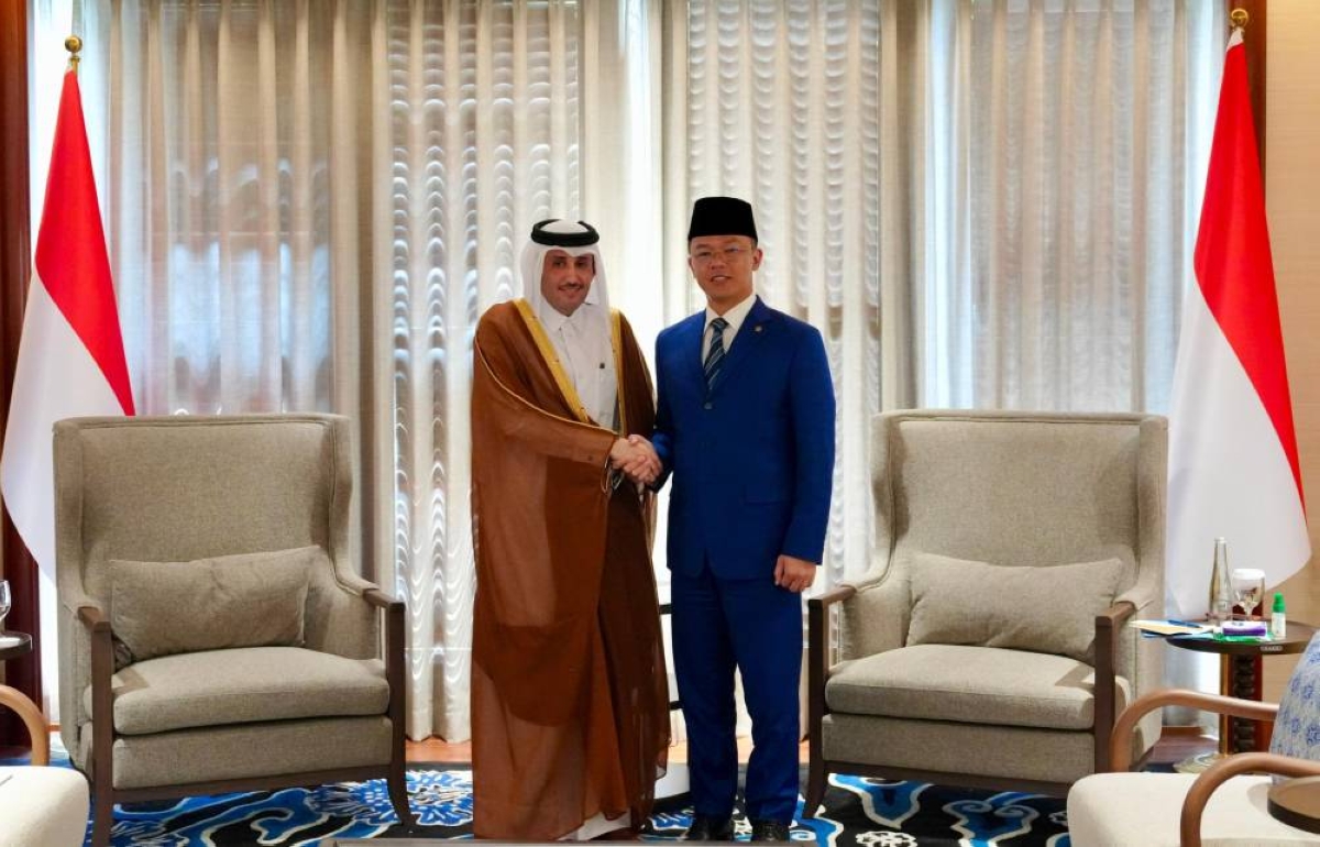 Indonesian Foreign Minister meets Qatar's Ambassador