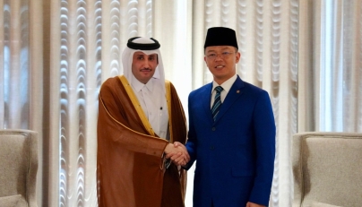 Indonesian Foreign Minister meets Qatar's Ambassador