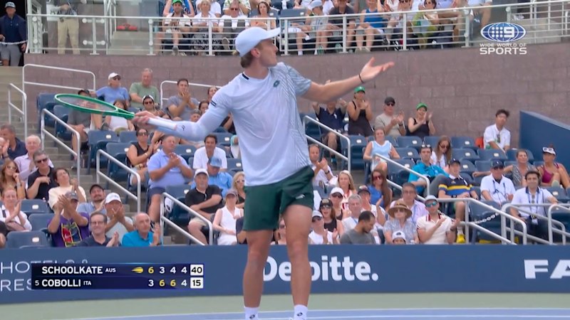 Crowd erupts over Aussie's 'superb' winner
