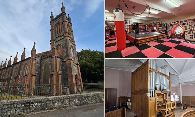 Three churches heading for auction in Scotland... one's a boxing gym while another is in an almighty mess
