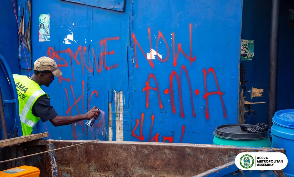 24-Hour Economy Market: AMA gives traders, occupants on portions of Agbogbloshie one-month notice to vacate