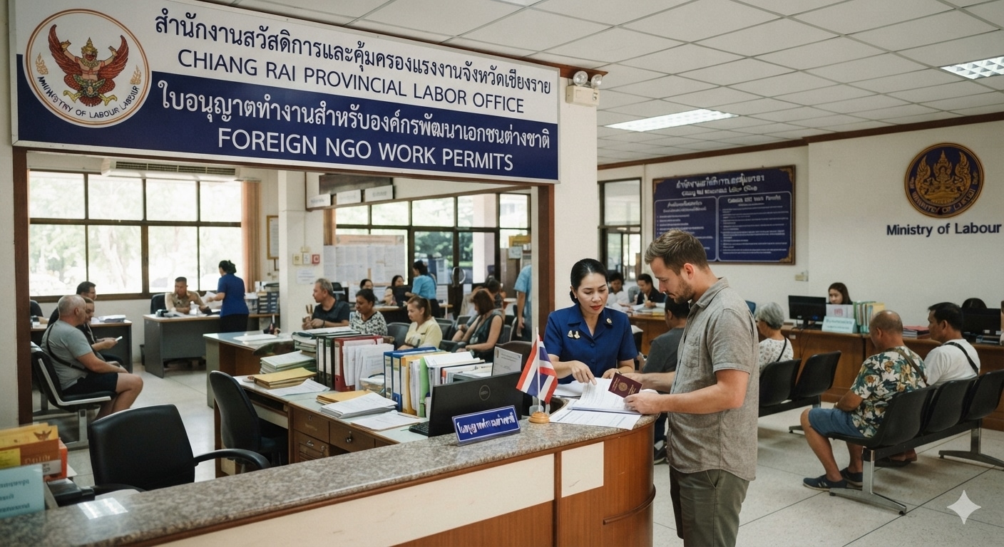 Chiang Rai Labor Office Guide to Foreign NGO Work Permits