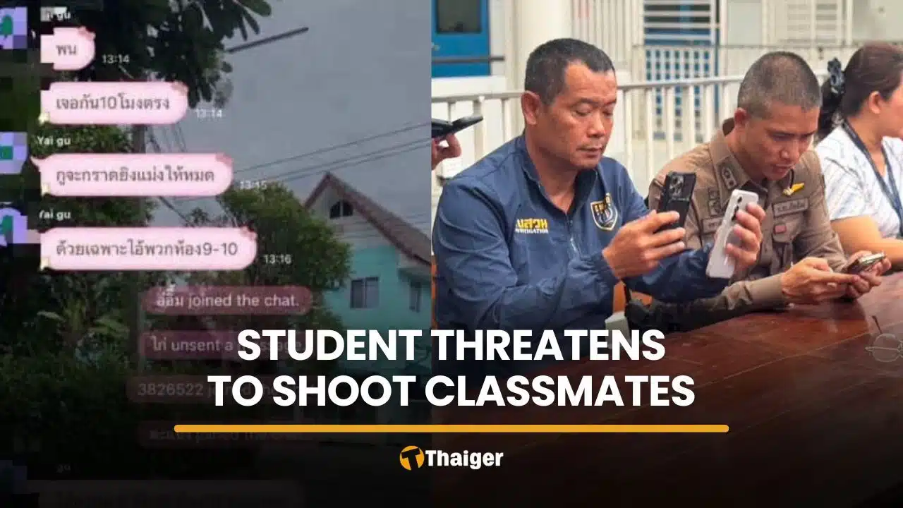 Chiang Mai student threatens to shoot classmates over bullying