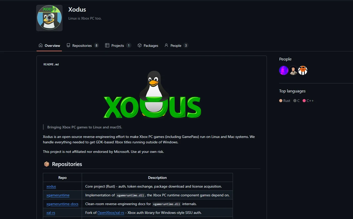 Xodus Aims To Make PC Game Pass Games Work On Linux