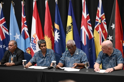 Pacific leaders issue joint rebuke over China missile test