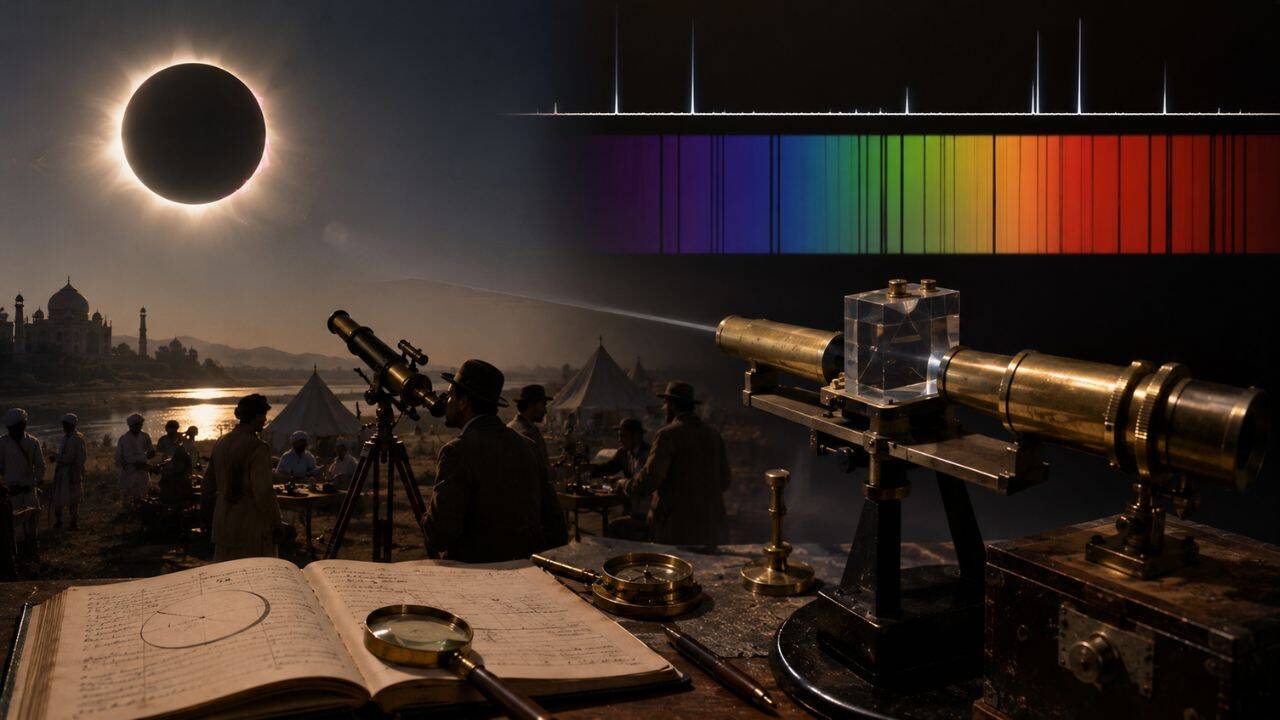 In 1868, an eclipse in India revealed an element found on Earth 27 years later
