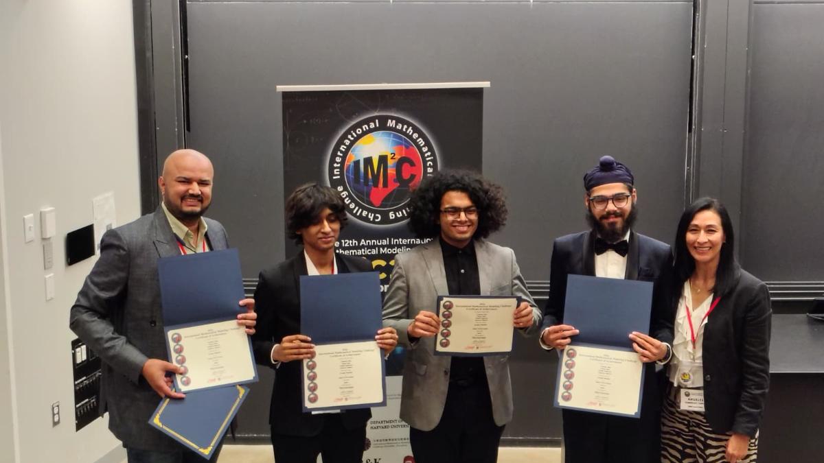 How Indian teen mathematicians modelled their way to an international award