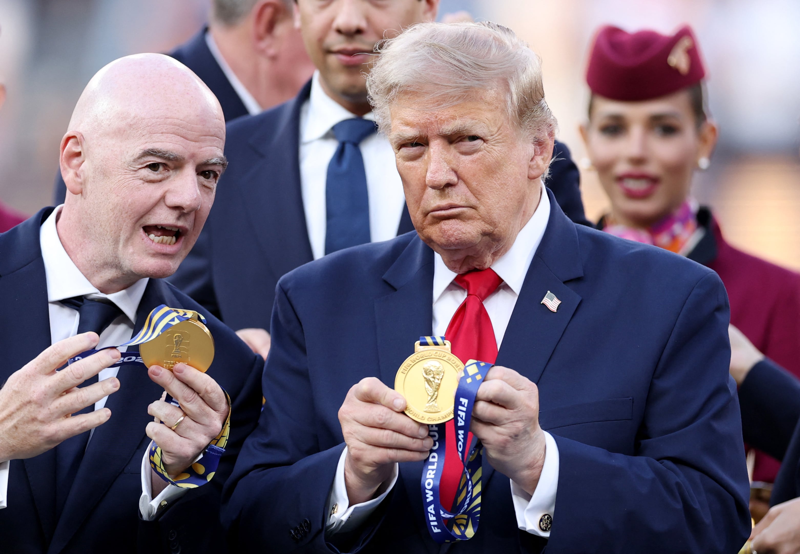 Donald Trump says removing Gianni Infantino as Fifa president would be a 'terrible mistake'