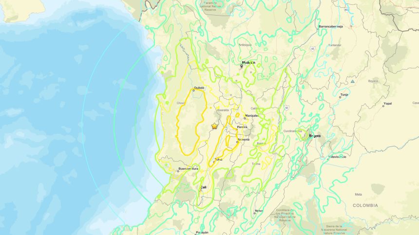 Powerful earthquake in Colombia kills more than 100 people