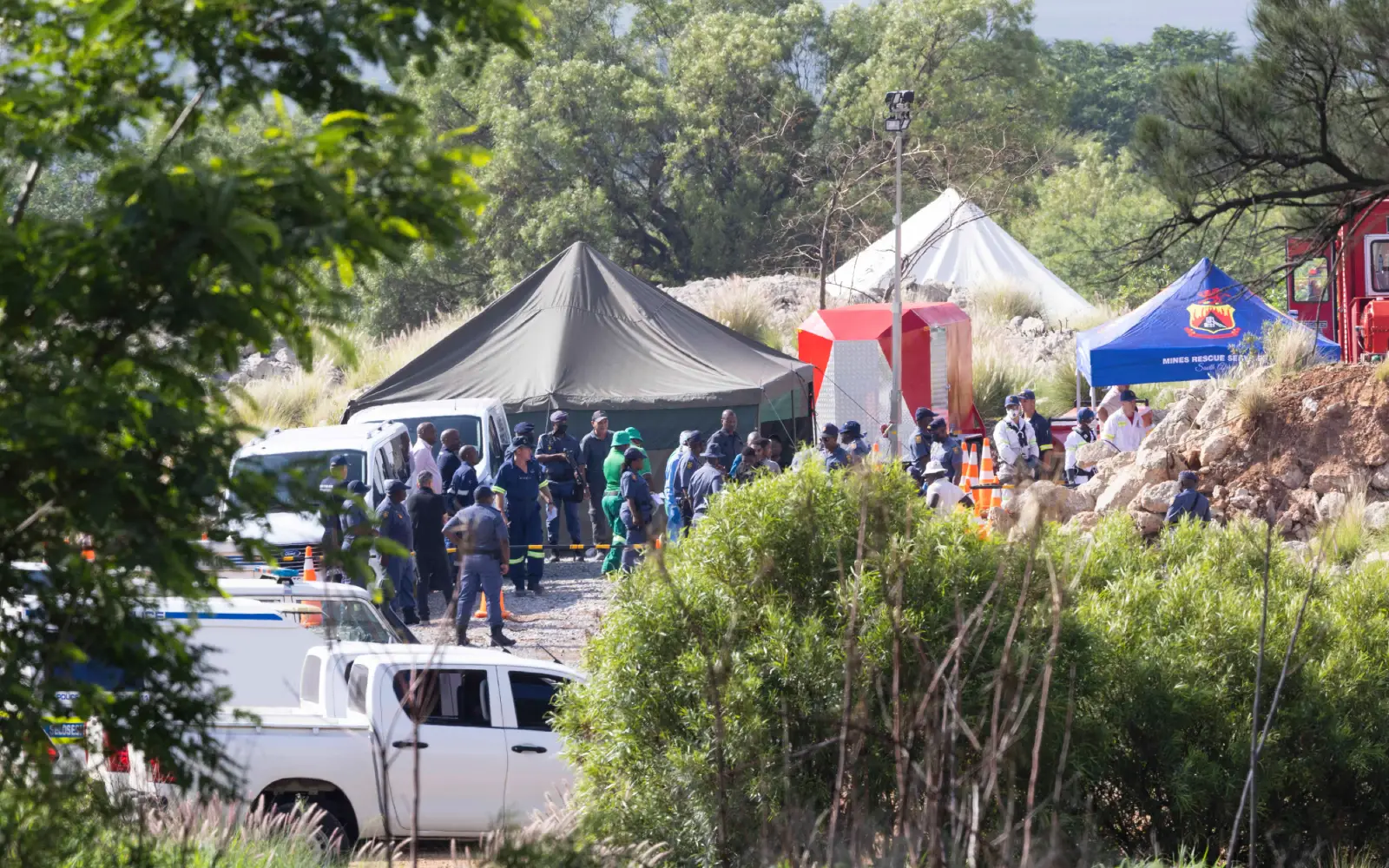 14 clandestine miners killed in disused South African mine