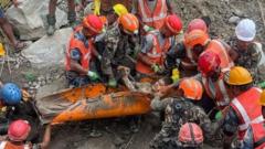 Watch: Moment workers are rescued from Nepal tunnel