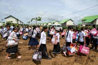 Cambodians displaced by border conflict start over, but most want to go home