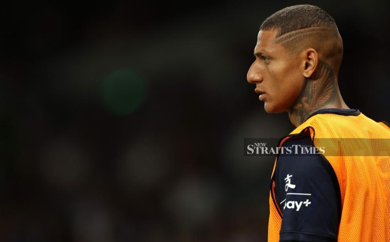 Richarlison omitted from Tottenham's Premier League squad