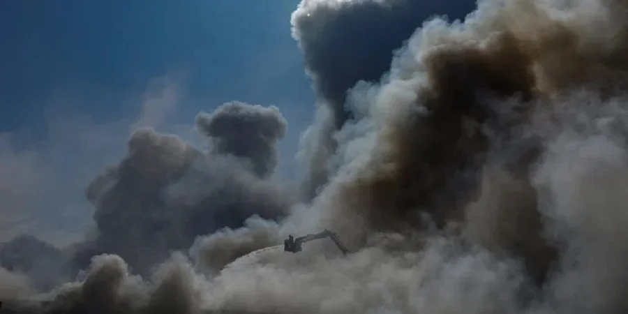 Russian forces strike major pharmaceutical warehouse twice in one day