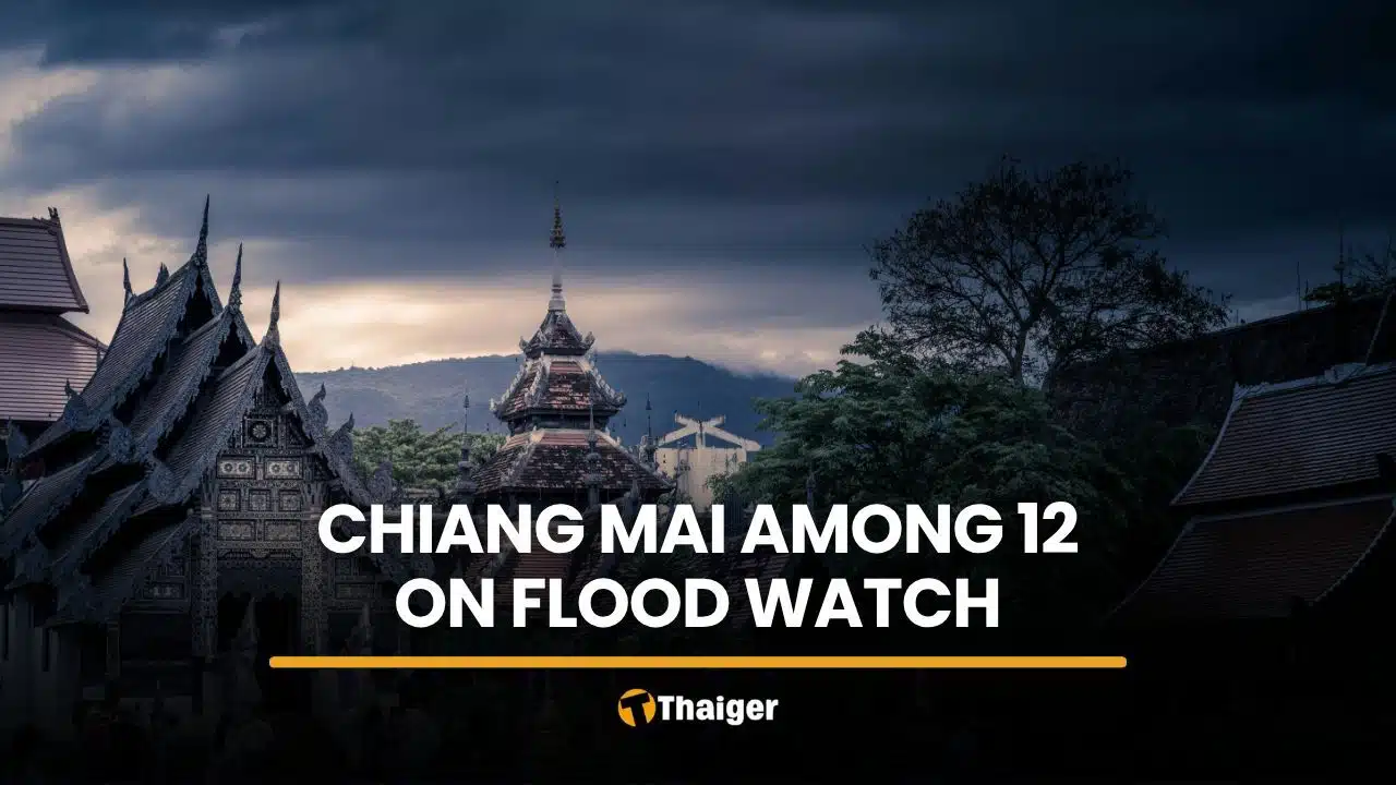 Chiang Mai among 12 provinces facing heavy rain, flood risk