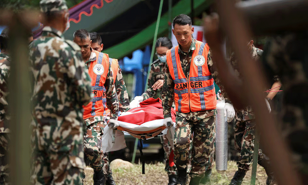 Two people pulled alive from Nepal hydropower tunnel