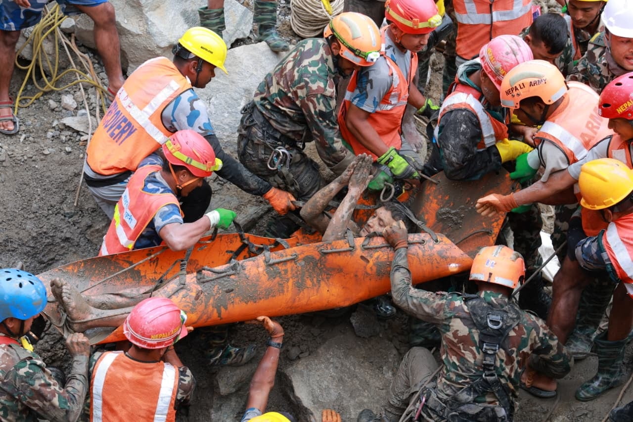 Two rescued alive from Nepal hydropower tunnel
