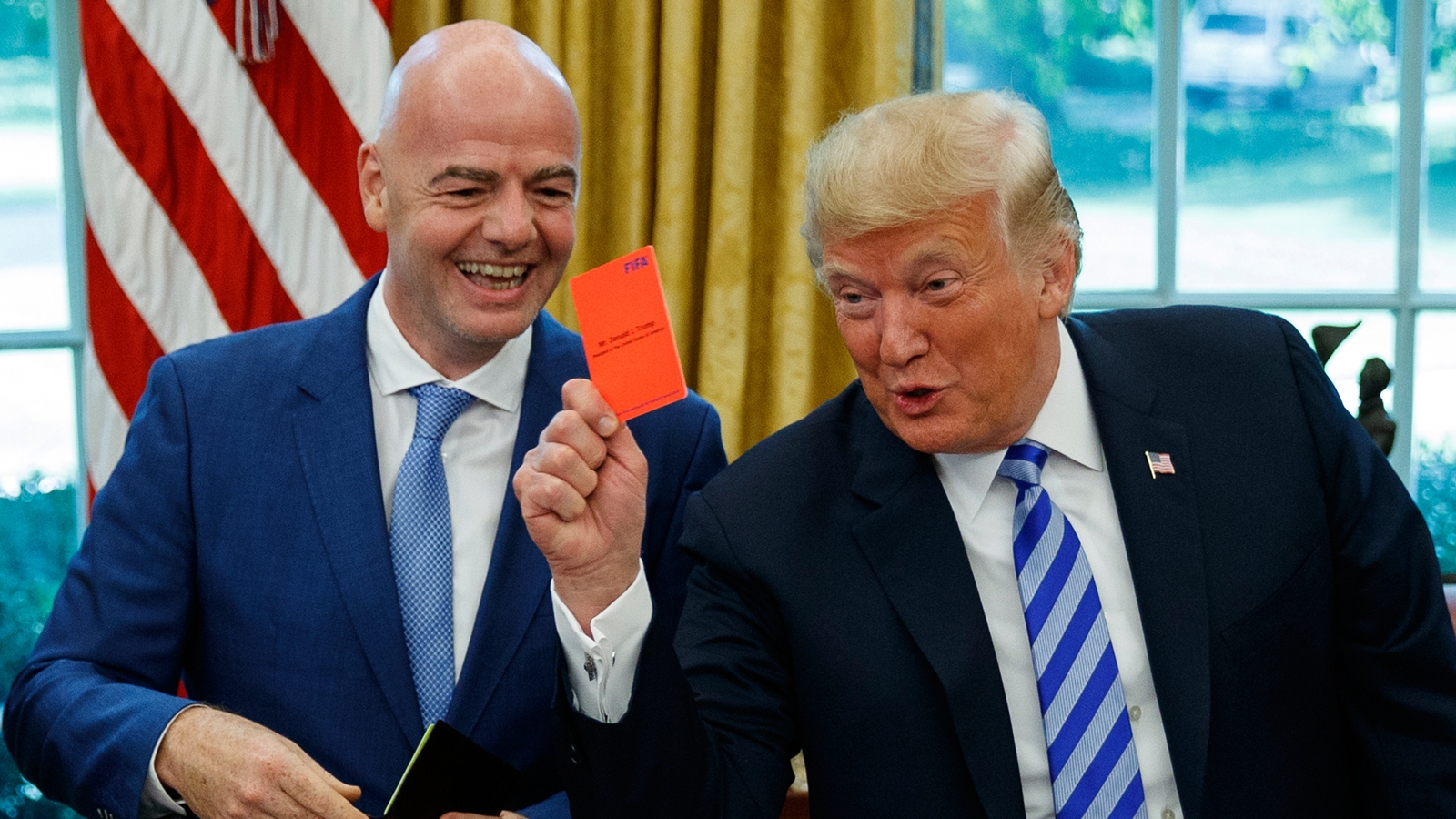 Trump says ousting Infantino as FIFA president would be ‘terrible mistake’