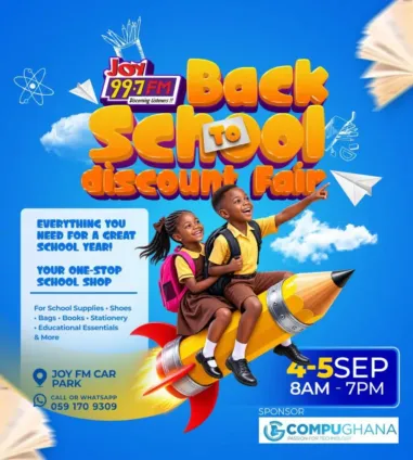 Big deals, massive discounts expected as Joy FM Back-to-School Fair kicks off today