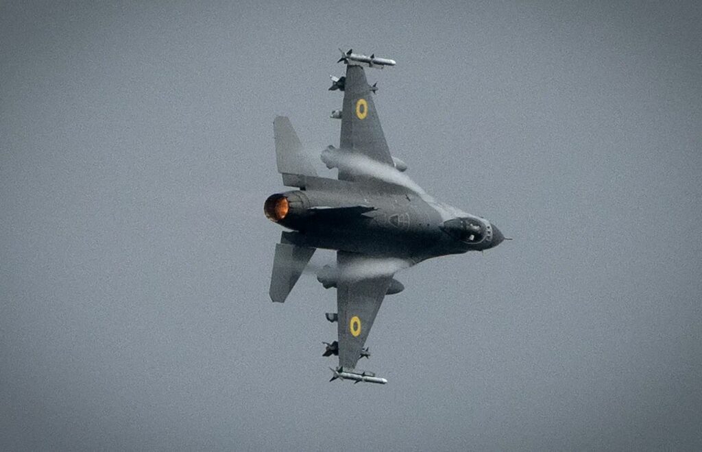 Ukraine’s F-16s are so short of Western missiles that pilots fall back on jet’s built-in M61A1 Vulcan cannon, which risks killing civilians below