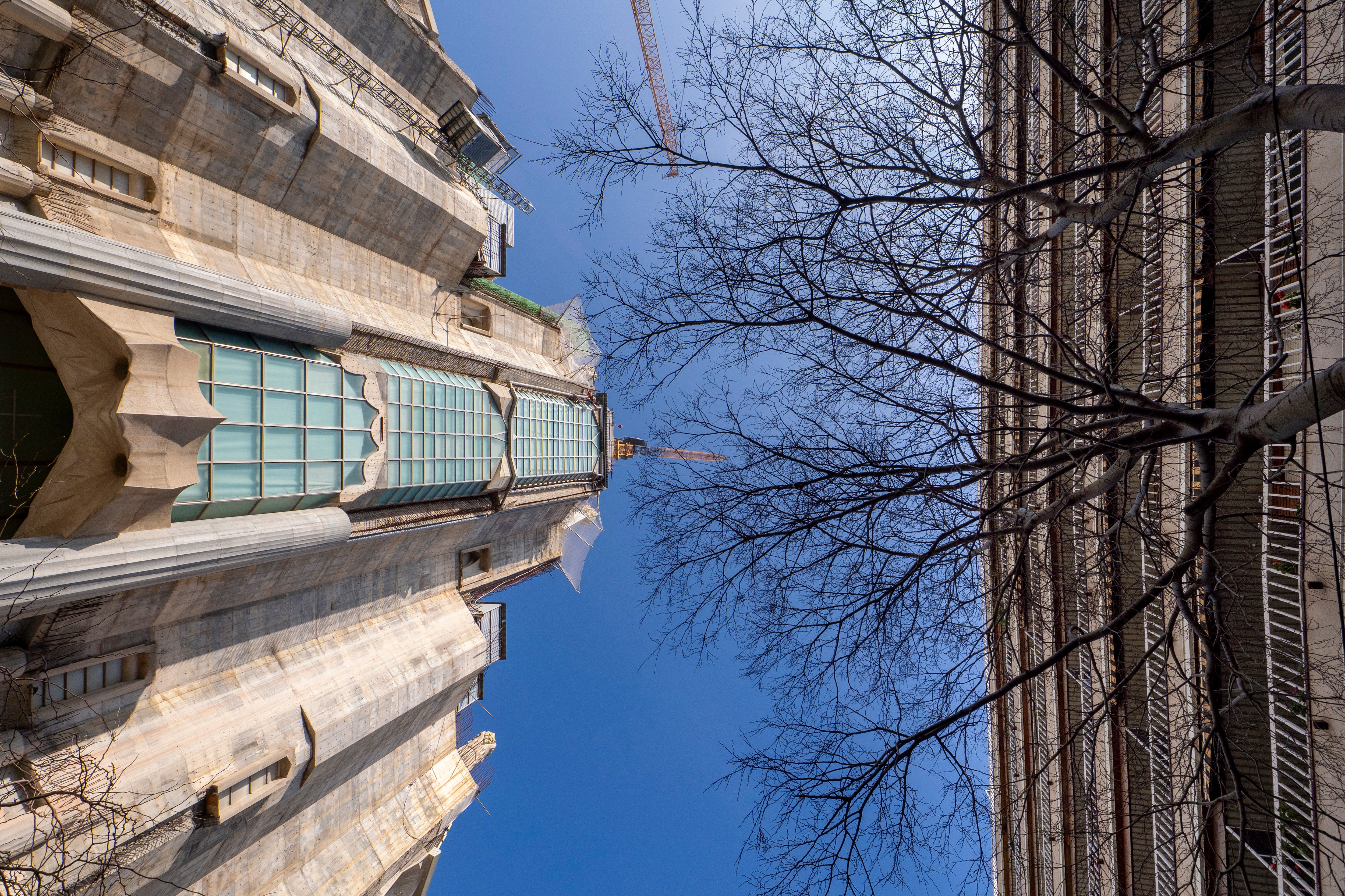 La hora de la fachada de la Gloria de la Sagrada Familia: así la imaginó Gaudí