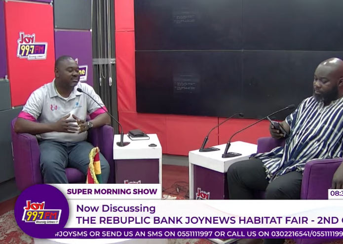 Republic Bank to offer up to 100% mortgage financing at JoyNews Habitat Fair clinic.
