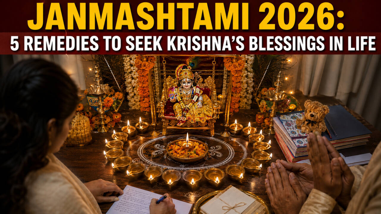 Janmashtami remedies: 5 Krishna-focused rituals & acts; for harmony, clarity in life