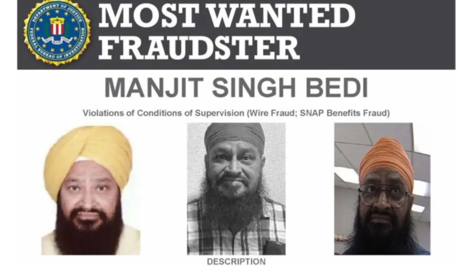 He stole $600,000 from the US, was a FBI ‘Most Wanted’. Now caught in Punjab