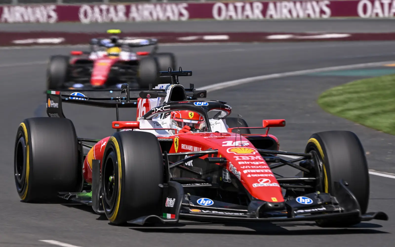 Leclerc on top as Ferrari take 1-2 in Monza opening practice