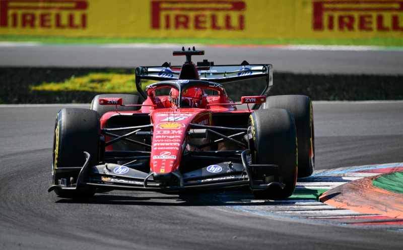 Leclerc on top as Ferrari take 1-2 in Monza opening practice
