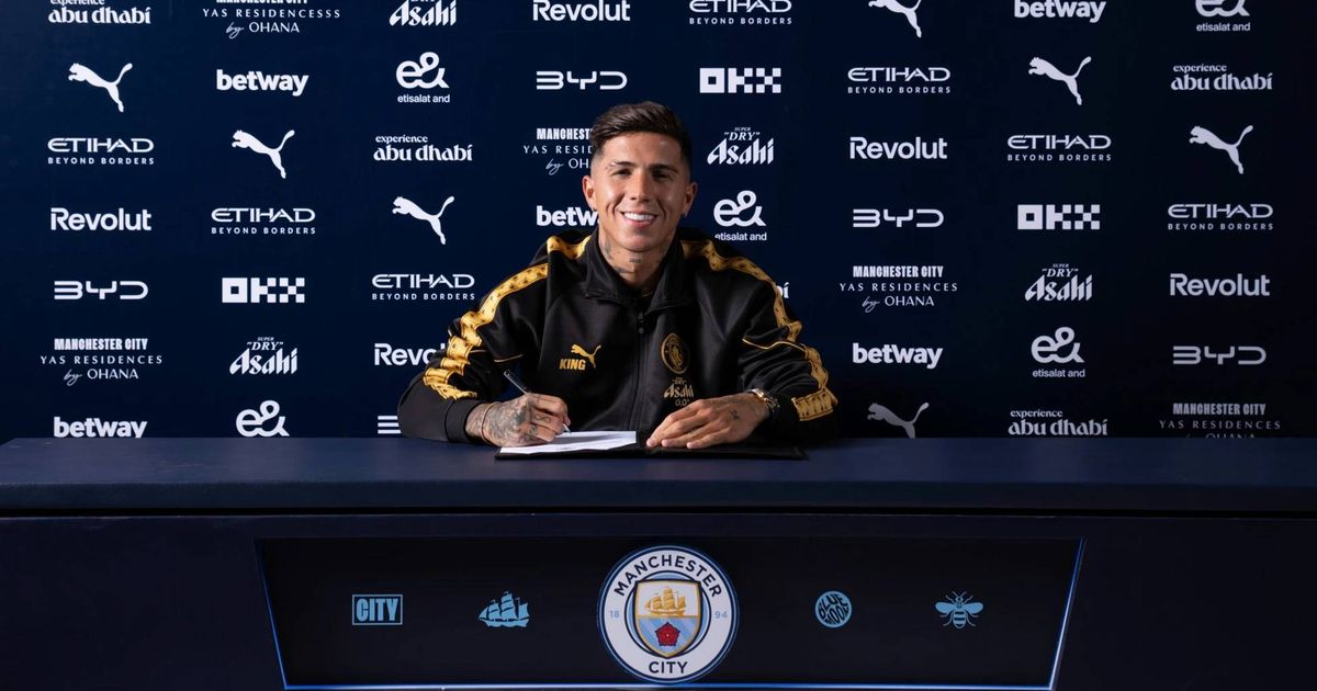 Enzo Fernandez joins Man City in £125m record deal, hails club “built for success” and targets more trophies