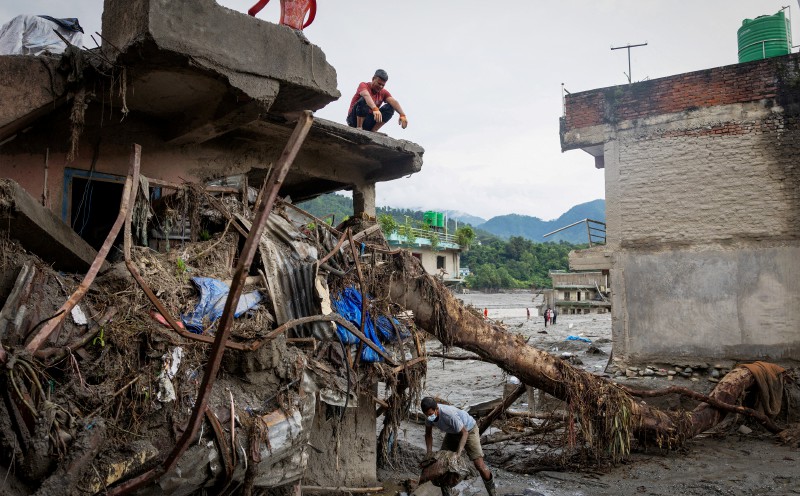 'No longer safe': Nepal flood survivors left landless
