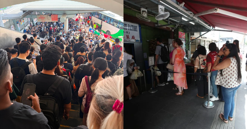 Large crowds from S'pore to JB over long weekend, but stores report less-than-expected bump in sales