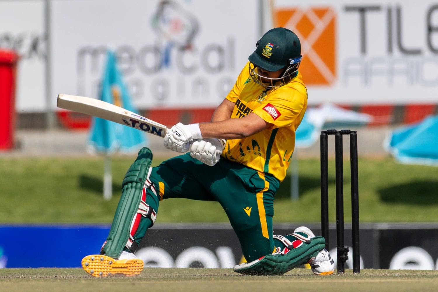 Proteas beat Namibia for the first time, booking their place in T20 tri-series final