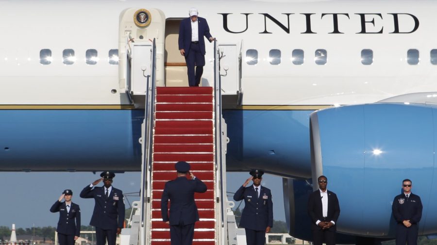 Trump, threatened by Iran, used ruse to fly home from Turkey on jet