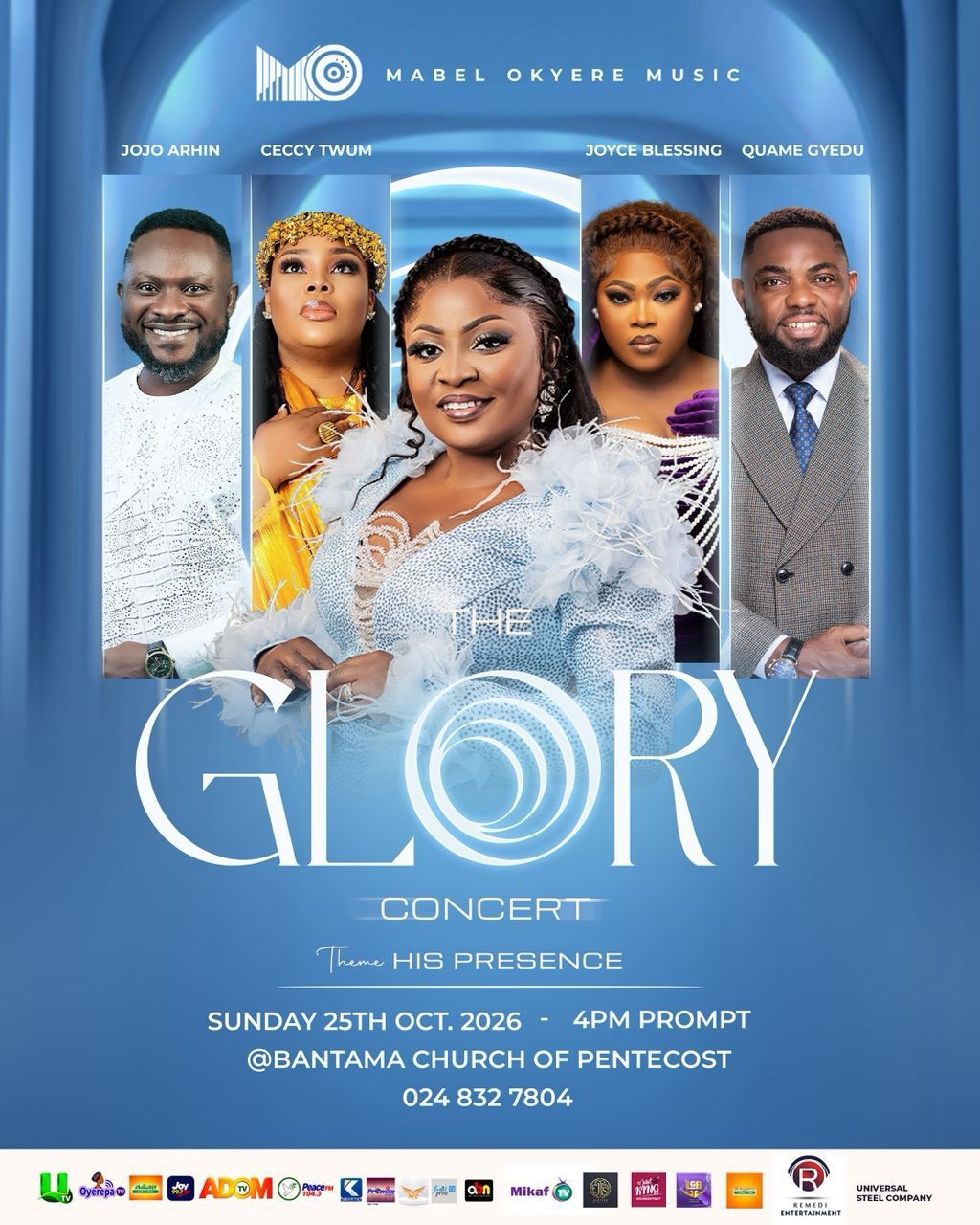 Mabel Okyere set to host third edition of The Glory Concert with Ceccy Twum, Joyce Blessing