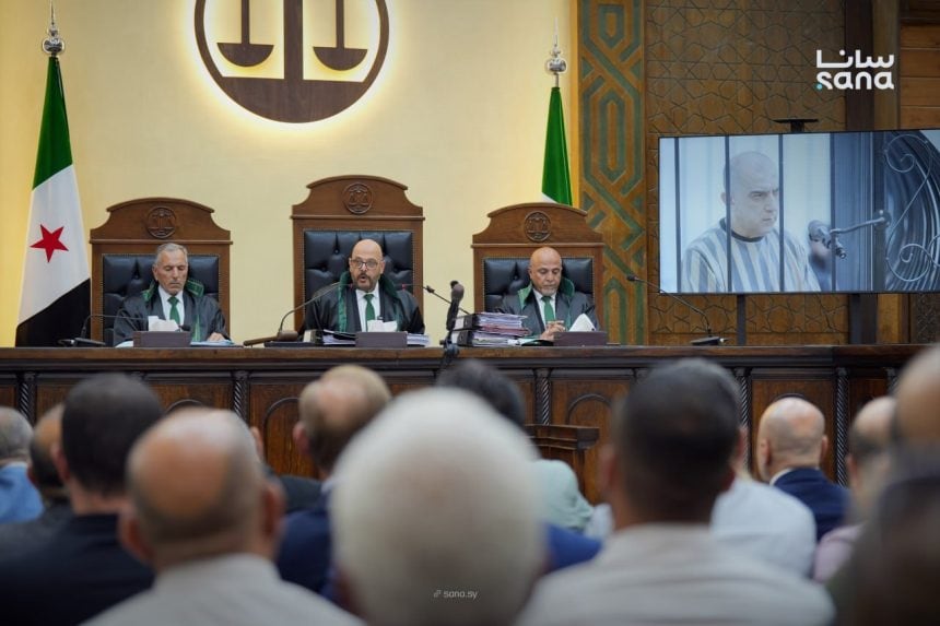 Who are the nine Assad regime officials sentenced to death in Syria?