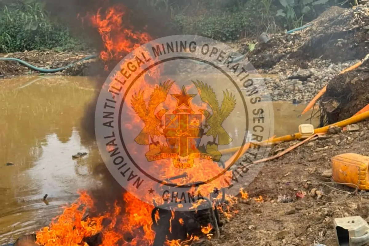 NAIMOS launches major operation to clear illegal mining along Birim River in Kyebi