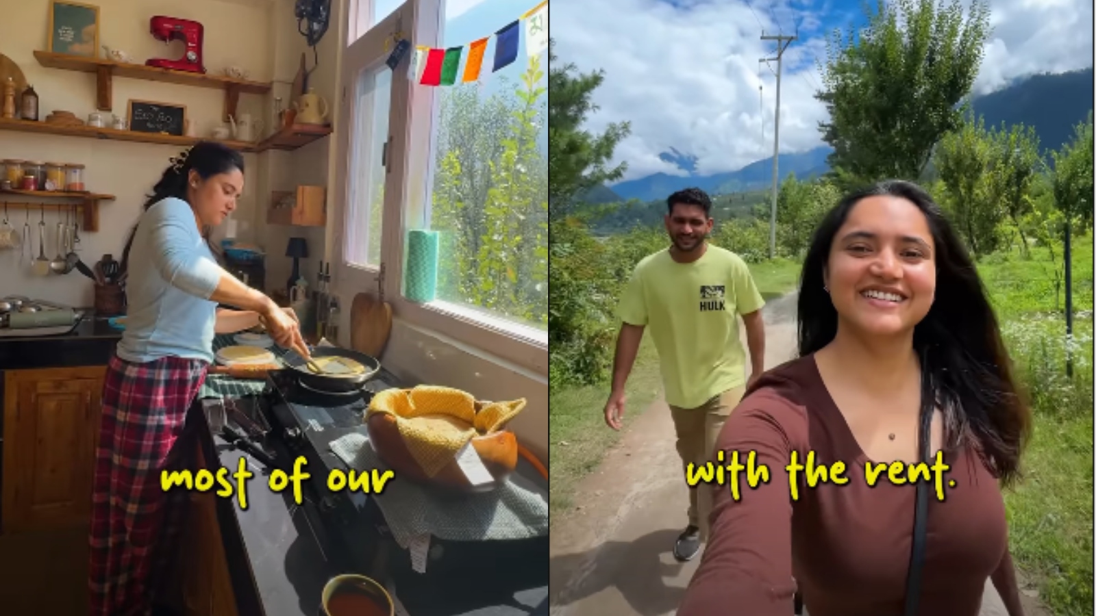 ‘Rs 15,000 rent, Rs 1,000 electricity’: Couple shares how much it costs to ‘live in the mountains’