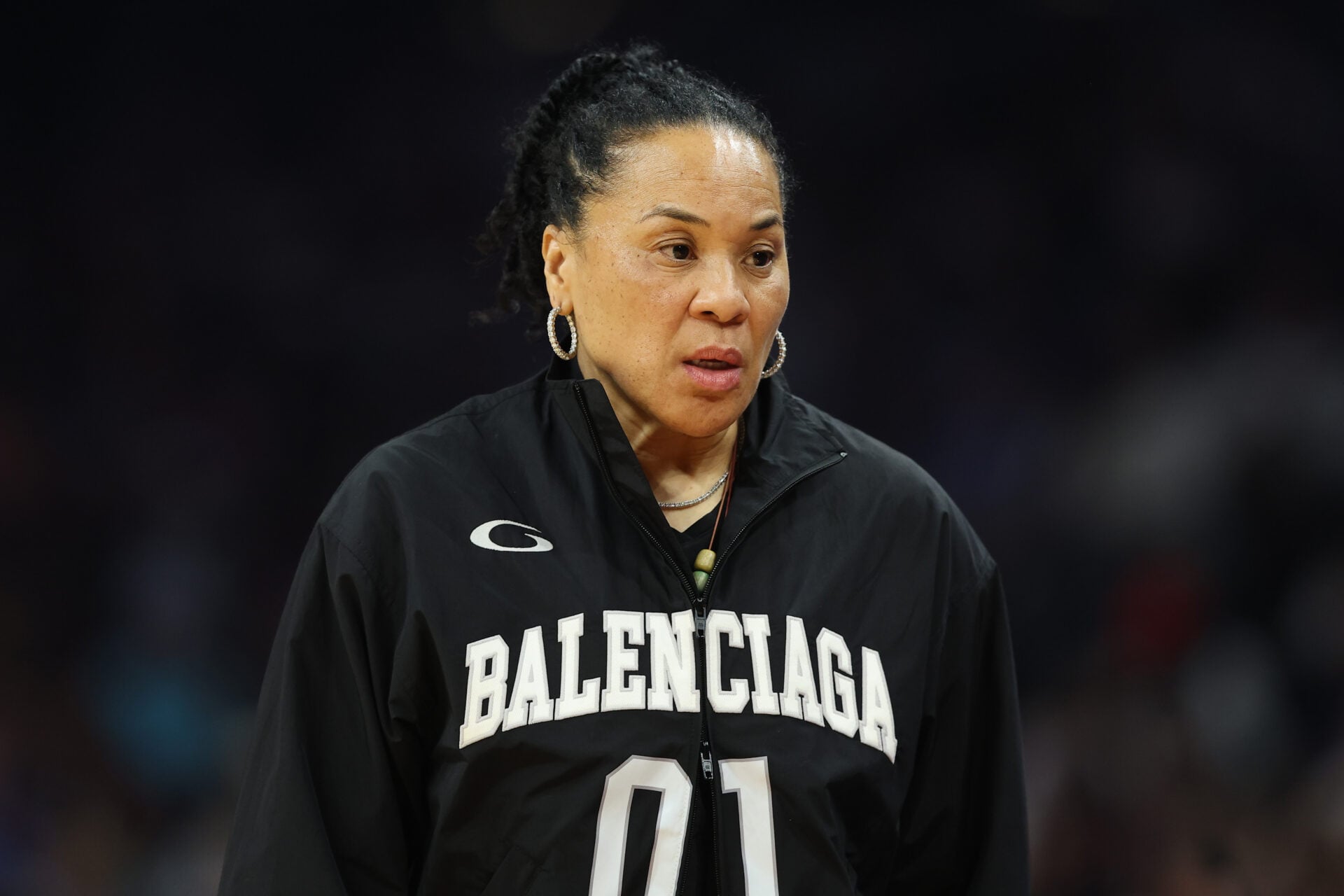 Dawn Staley claps back at media over A’ja Wilson and Caitlin Clark comments